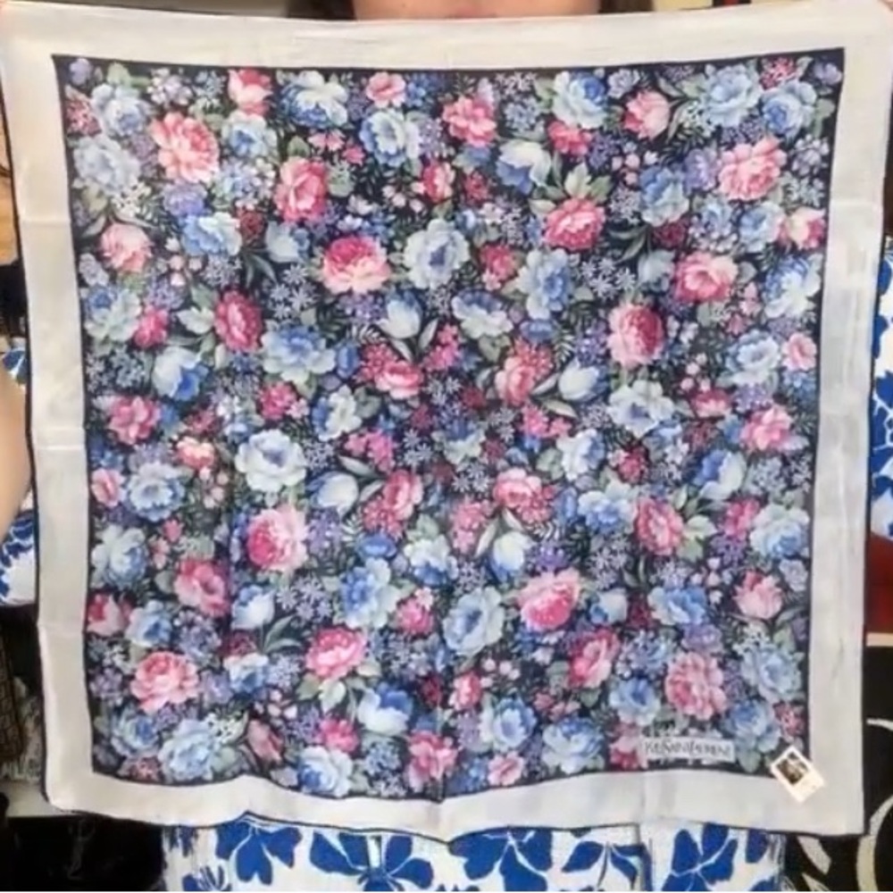 New Yves Saint Laurent vintage scarf/handkerchief